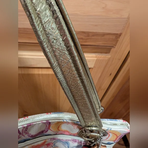 Coach Poppy Dream Signature C Glam Shoulder Tote Bag NWT - Picture 6 of 8